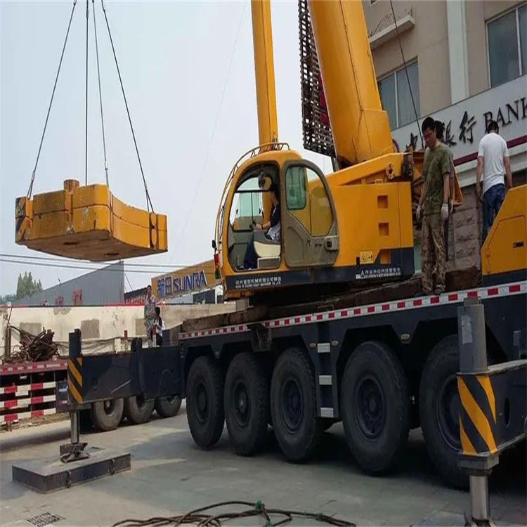 光村镇当地吊车出租|机器吊装|75吨|工厂搬迁服务